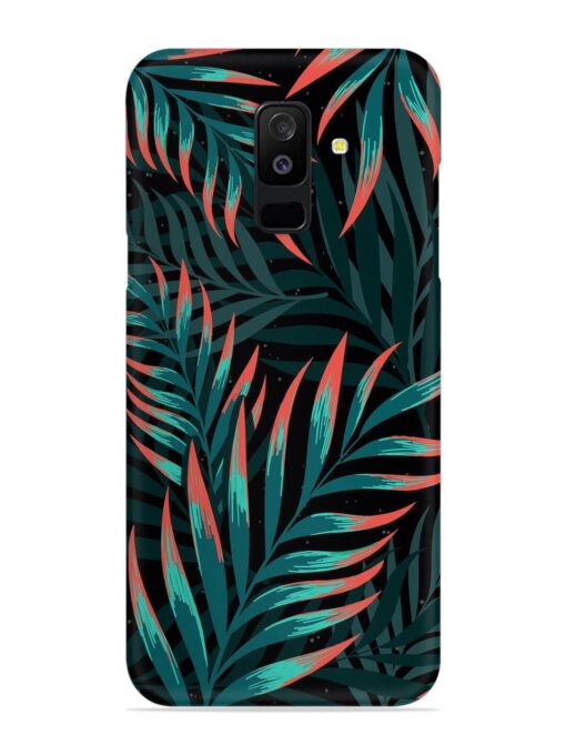 Green Leaf Art Snap Case for Samsung Galaxy A6 Plus Zapvi