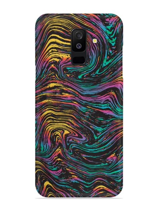 Abstract Liquid Colors Snap Case for Samsung Galaxy A6 Plus Zapvi