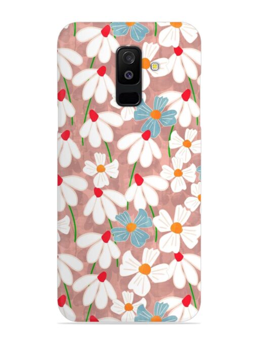 Abstract Petal Flowers Snap Case for Samsung Galaxy A6 Plus Zapvi