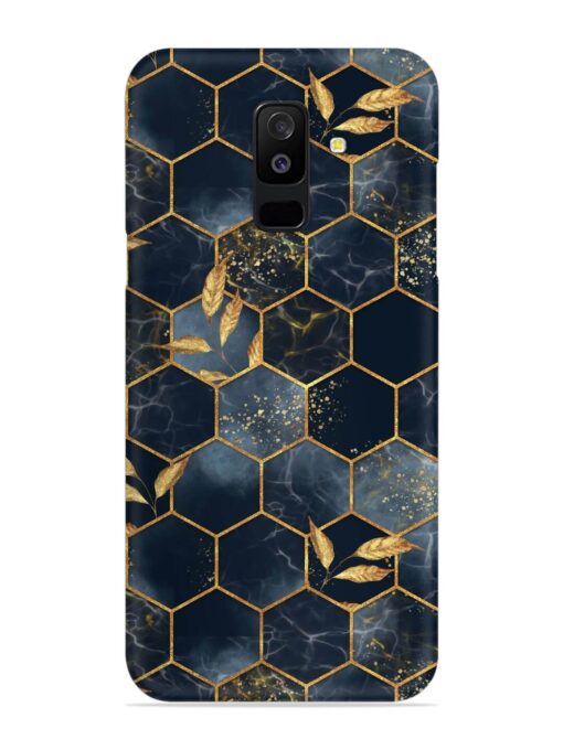 Marble Hexagon Seamless Snap Case for Samsung Galaxy A6 Plus Zapvi