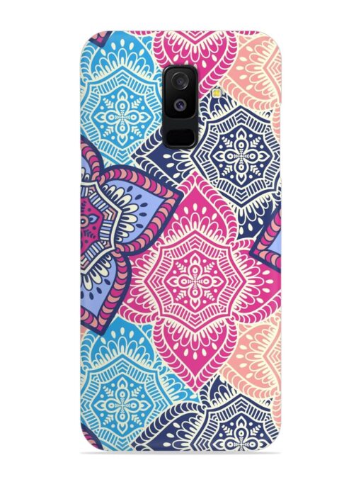 Ethnic Floral Seamless Snap Case for Samsung Galaxy A6 Plus Zapvi