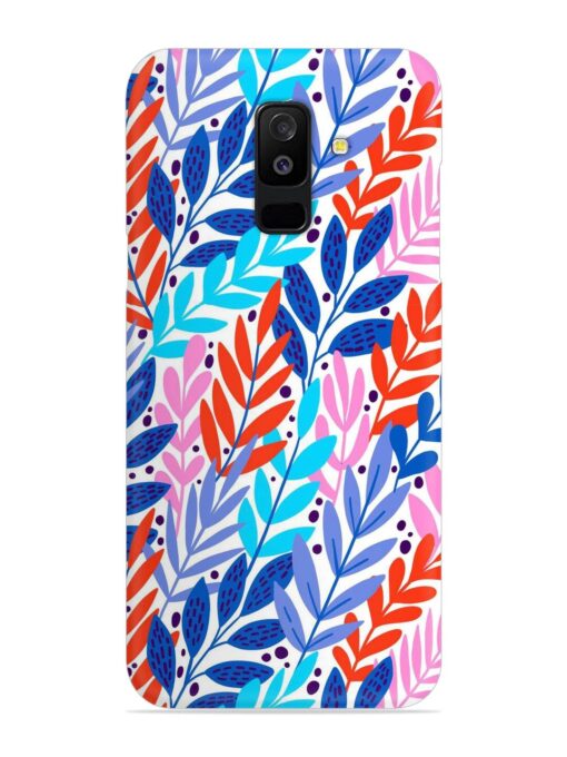 Bright Floral Tropical Snap Case for Samsung Galaxy A6 Plus Zapvi