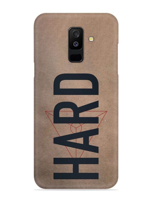 Hard Typo Snap Case for Samsung Galaxy A6 Plus Zapvi