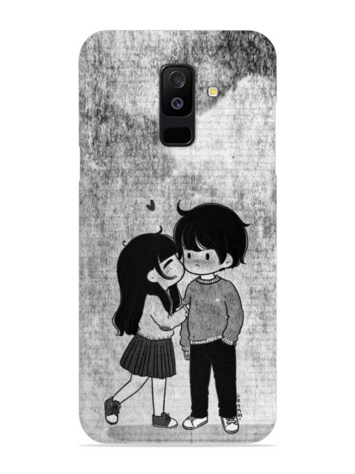 Couple Love Highlights Snap Case for Samsung Galaxy A6 Plus Zapvi