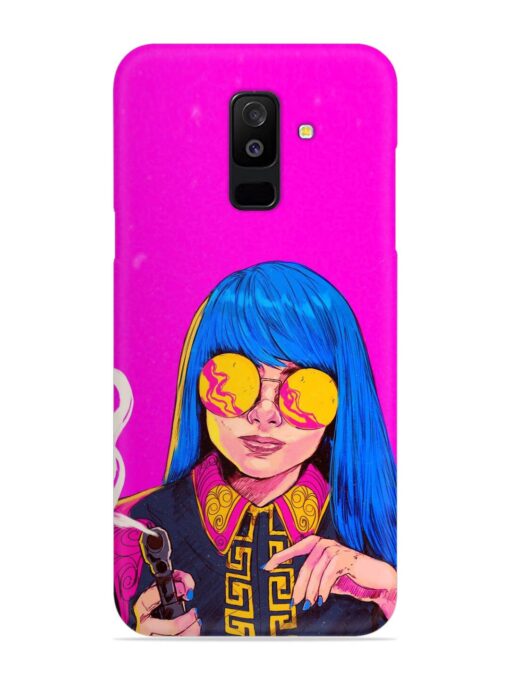 Aesthetic Anime Girl Snap Case for Samsung Galaxy A6 Plus Zapvi