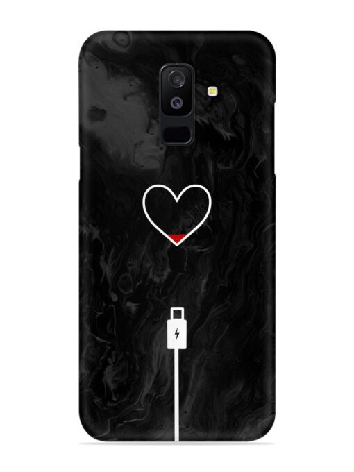 Heart Charging Vector Snap Case for Samsung Galaxy A6 Plus Zapvi