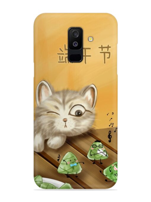 Cat Scorpion Dancing Snap Case for Samsung Galaxy A6 Plus Zapvi