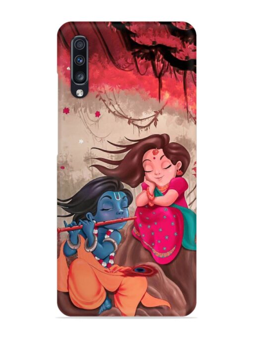 Radhe Krishna Water Art Snap Case for Samsung Galaxy A70