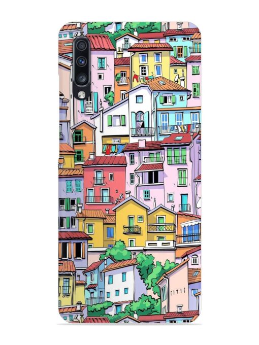 Europe Old Town Snap Case for Samsung Galaxy A70 Zapvi