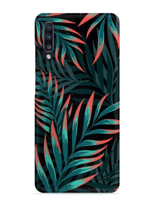 Green Leaf Art Snap Case for Samsung Galaxy A70 Zapvi