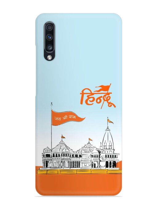 Ram Mandir Hindu Snap Case for Samsung Galaxy A70 Zapvi