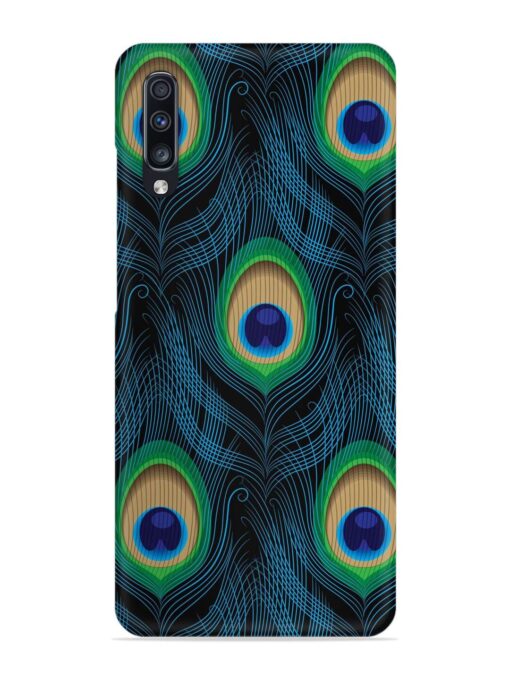 Seamless Pattern Peacock Snap Case for Samsung Galaxy A70 Zapvi