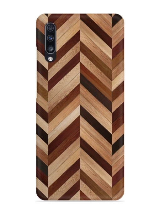 Seamless Wood Parquet Snap Case for Samsung Galaxy A70 Zapvi