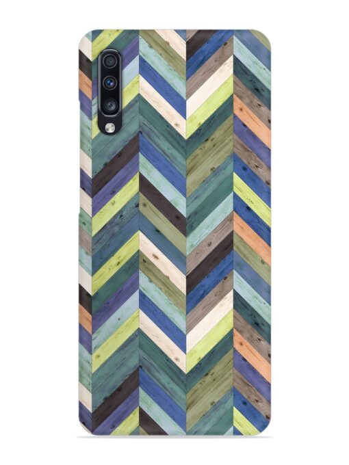 Chevron Random Color Snap Case for Samsung Galaxy A70 Zapvi