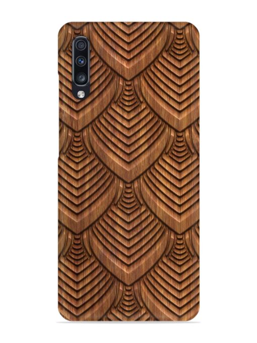 Carved Pattern On Snap Case for Samsung Galaxy A70 Zapvi