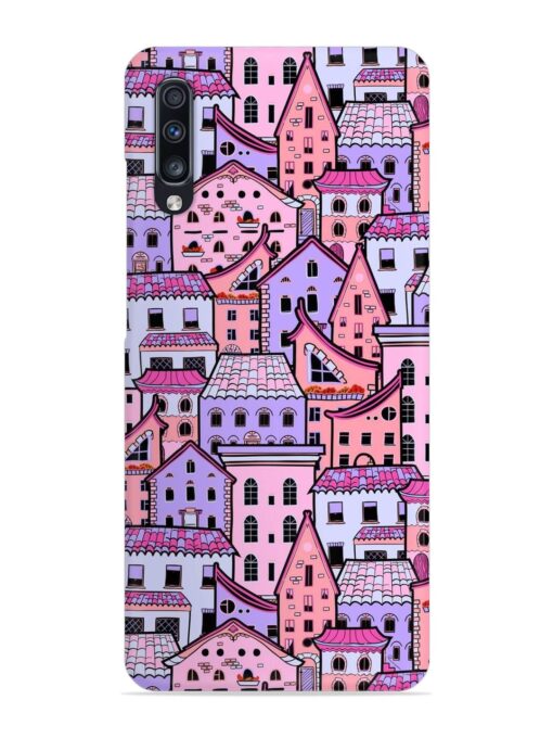 Seamless Pattern Houses Snap Case for Samsung Galaxy A70 Zapvi