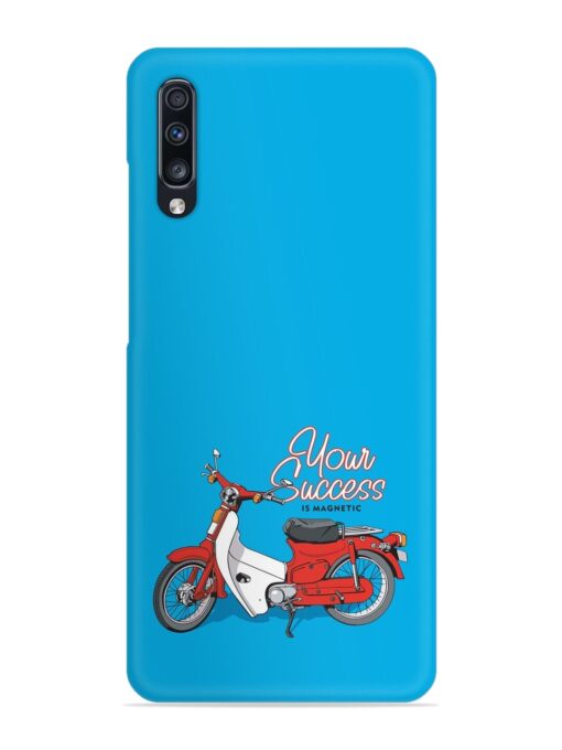 Motorcycles Image Vector Snap Case for Samsung Galaxy A70 Zapvi