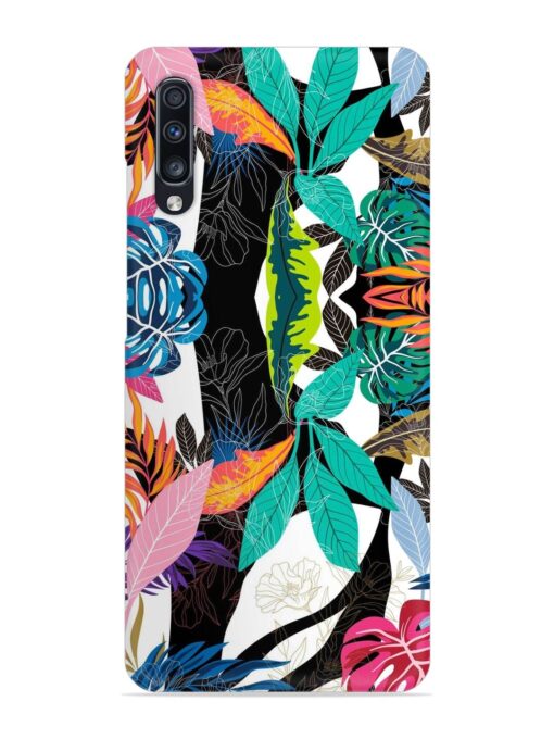 Floral Pattern Bright Snap Case for Samsung Galaxy A70 Zapvi