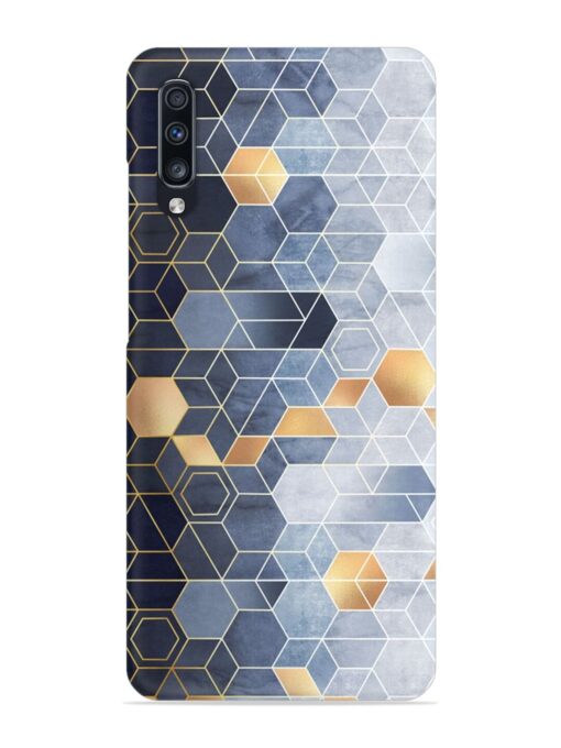 Geometric Abstraction Hexagons Snap Case for Samsung Galaxy A70 Zapvi