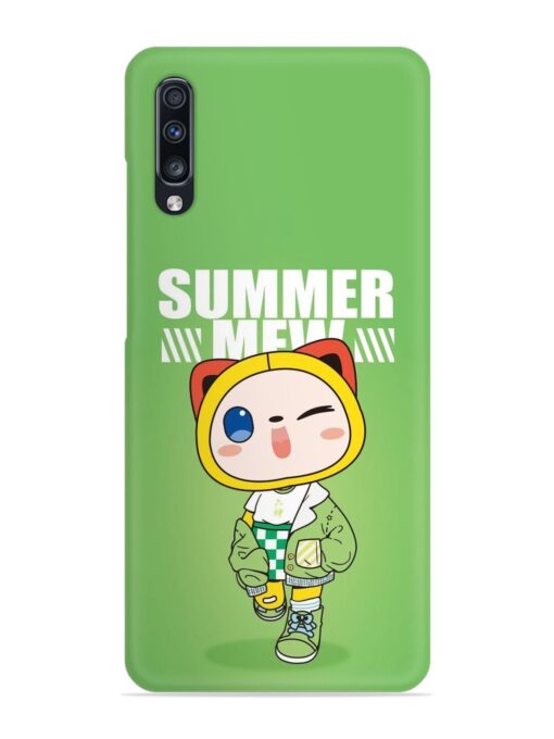 Summer Mew Snap Case for Samsung Galaxy A70 Zapvi