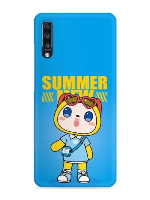 Summer Mew Cartoon Snap Case for Samsung Galaxy A70 Zapvi