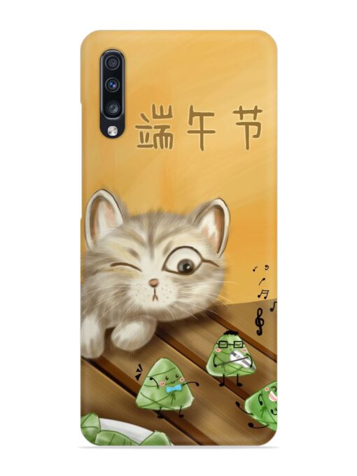 Cat Scorpion Dancing Snap Case for Samsung Galaxy A70