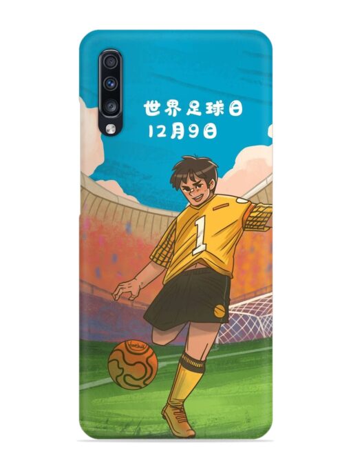 Soccer Kick Snap Case for Samsung Galaxy A70 Zapvi