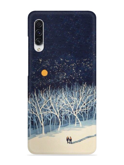 Full Moon Snowshoe Tour Snap Case for Samsung Galaxy A70S