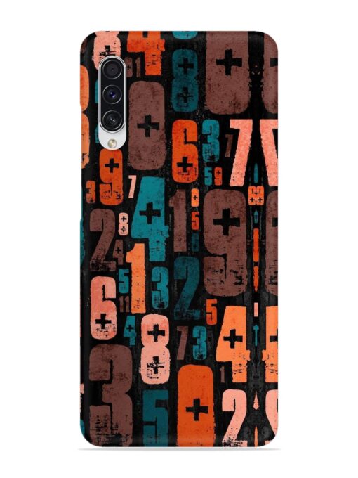 0 To 9 Art Snap Case for Samsung Galaxy A70S Zapvi