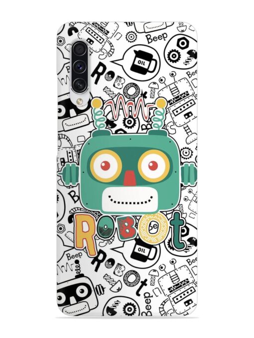 Robot Modern Seamless Pattern Snap Case for Samsung Galaxy A70S