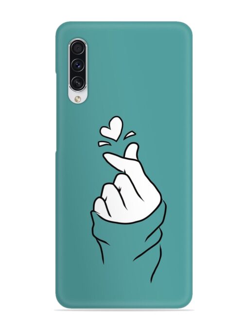 Korean Heart Sign Art Snap Case for Samsung Galaxy A70S Zapvi