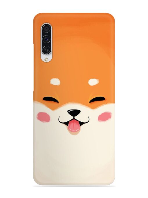 Cute Dog Face Vector Snap Case for Samsung Galaxy A70S Zapvi