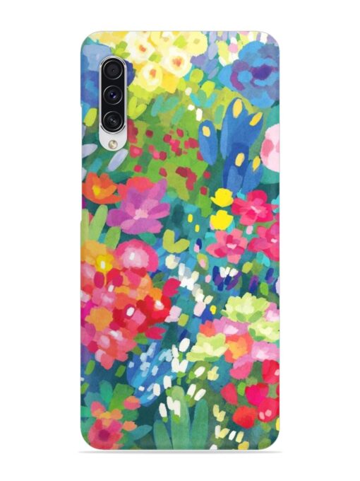 Watercolor Flower Art Snap Case for Samsung Galaxy A70S Zapvi