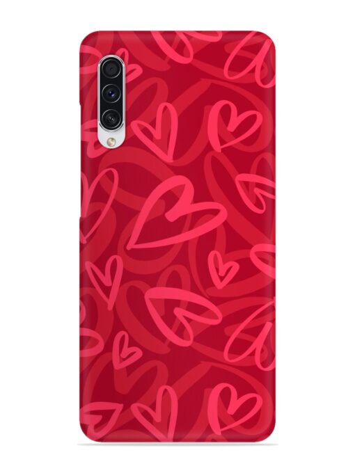 Seamless Romantic Pattern Snap Case for Samsung Galaxy A70S Zapvi