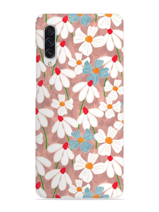 Abstract Petal Flowers Snap Case for Samsung Galaxy A70S Zapvi