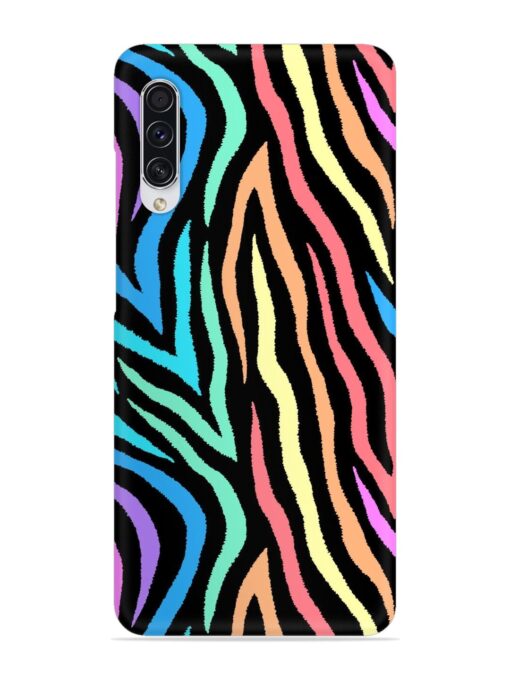 Colorful Abstract Zebra Snap Case for Samsung Galaxy A70S Zapvi