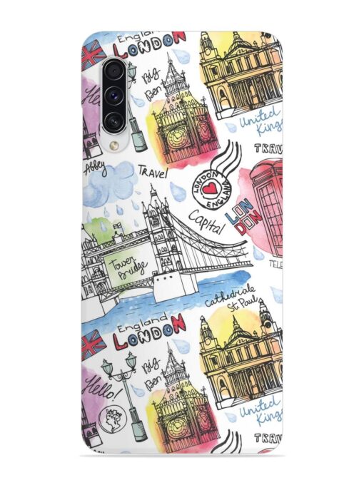 Vector London Landmark Snap Case for Samsung Galaxy A70S Zapvi