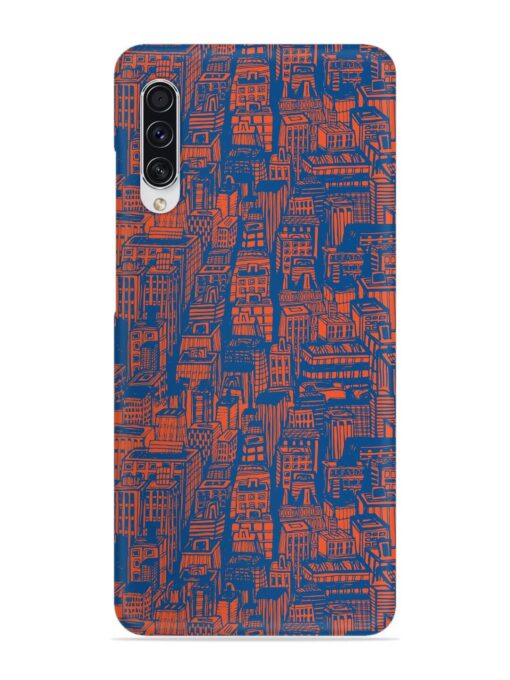 Hand Drawn Seamless Snap Case for Samsung Galaxy A70S Zapvi