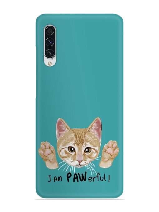 Typography Slogan Cat Snap Case for Samsung Galaxy A70S Zapvi