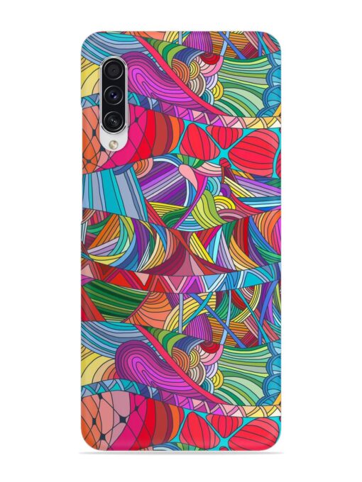 Seamless Patterns Hand Drawn Snap Case for Samsung Galaxy A70S Zapvi