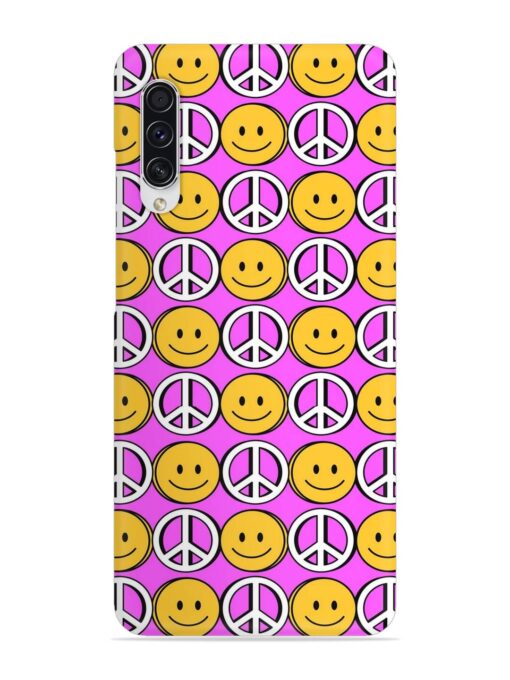 Smiley Face Peace Snap Case for Samsung Galaxy A70S Zapvi