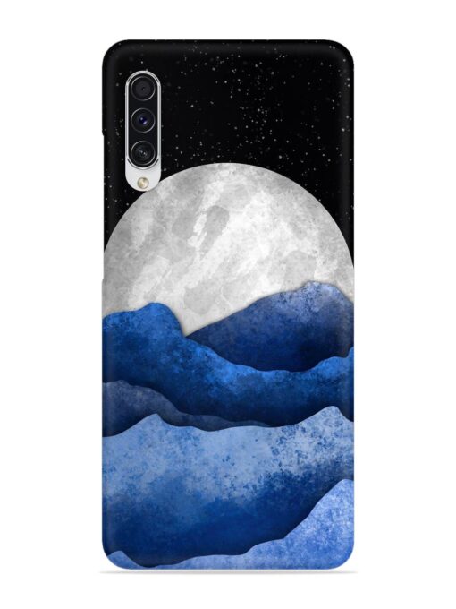 Full Moon Mountain Vector Snap Case for Samsung Galaxy A70S Zapvi