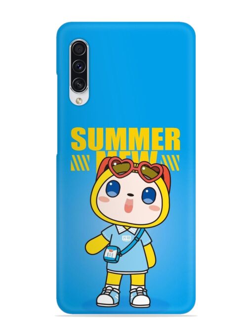 Summer Mew Cartoon Snap Case for Samsung Galaxy A70S Zapvi