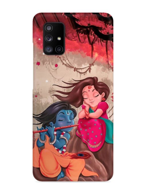 Radhe Krishna Water Art Snap Case for Samsung Galaxy A71 Zapvi