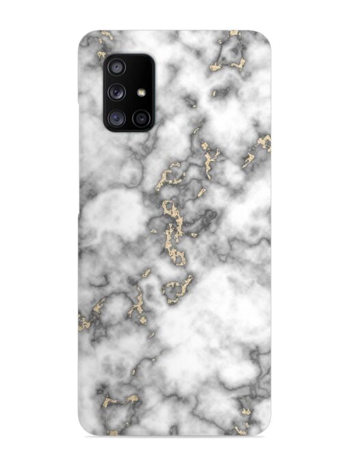 Gray And Gold Marble Snap Case for Samsung Galaxy A71