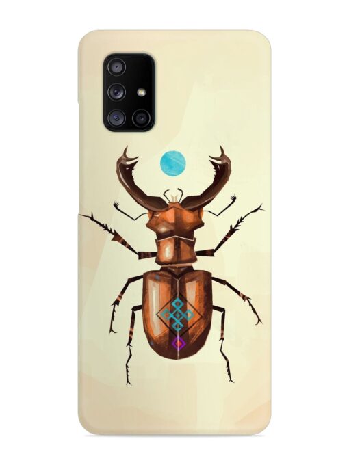 Stag Beetle Vector Snap Case for Samsung Galaxy A71