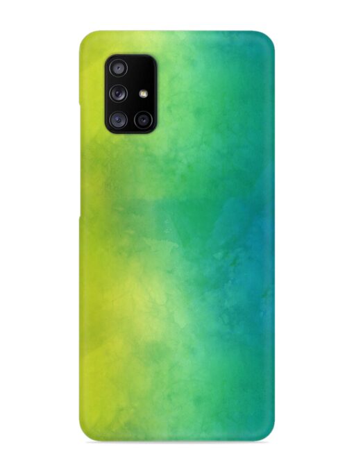 Yellow Green Gradient Snap Case for Samsung Galaxy A71