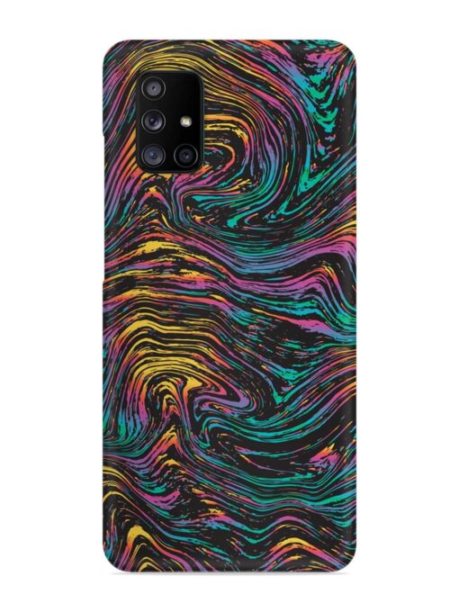 Abstract Liquid Colors Snap Case for Samsung Galaxy A71 Zapvi