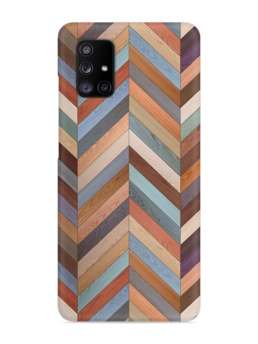 Seamless Wood Parquet Snap Case for Samsung Galaxy A71 Zapvi