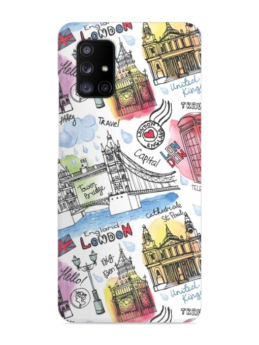 Vector London Landmark Snap Case for Samsung Galaxy A71